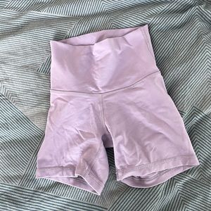 Aritzia TNA Biker Shorts in Lavendar